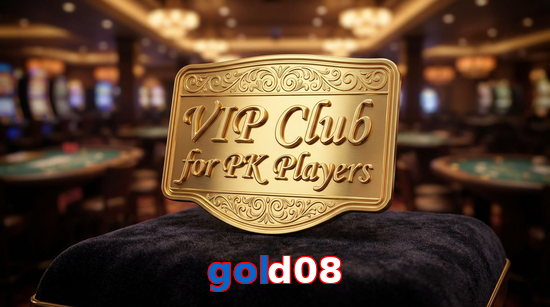 Main screen of Gold08 vip page for PK players